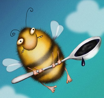 Открытки с пчелами прикольные. Открытки с пчелами скачать бесплатно.