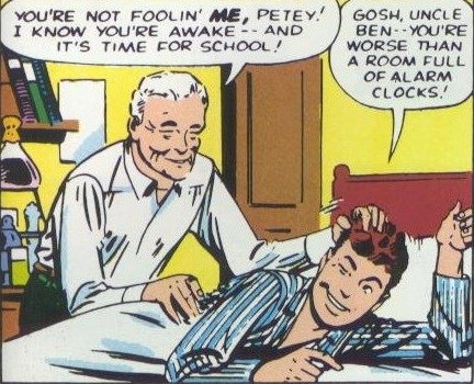 Открытки с Бенджамином Паркером из Спайдермена скачать бесплатно.