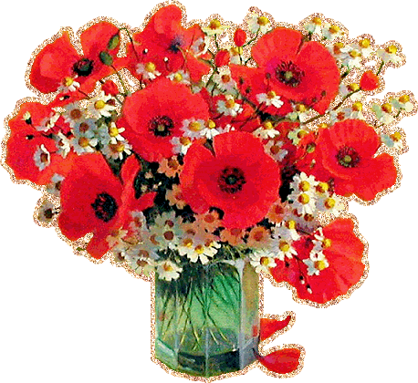 Открытки с букетом маков скачать бесплатно. Открытки с букетом маков онлайн.