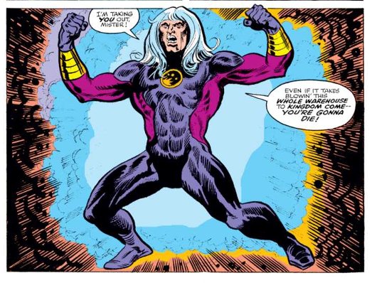 Открытки с Нитро суперзлодеем из комиксов Вселенной Марвел.