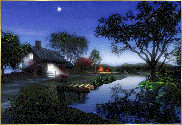 Открытки ночь скачать бесплатно. Ночное время суток открытки.