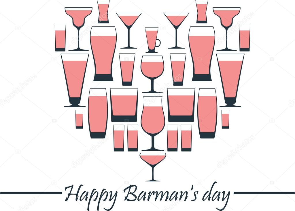 Открытки для бармена с праздником