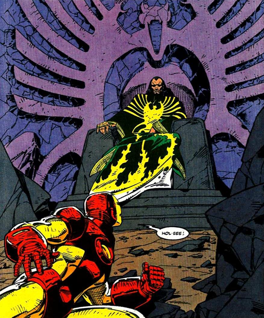 Открытки с Мандарином злодеем из комиксов Вселенной Марвел. 