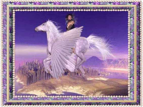 Открытки с пегасом скачать бесплатно. анимационные Открытки с пегасом.