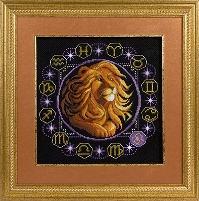 Скачать бесплатные открытки знак зодиака Лев с анимациями gif.