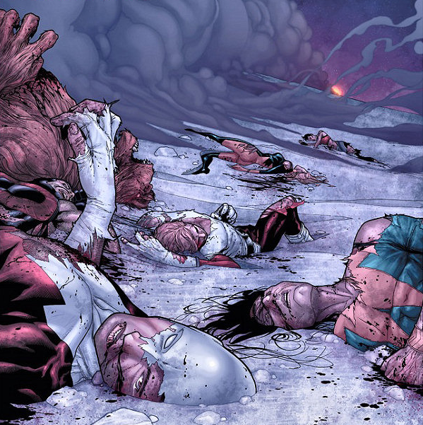 Открытки с Омегой Майклом Пойнтером из комиксов от Марвел.  