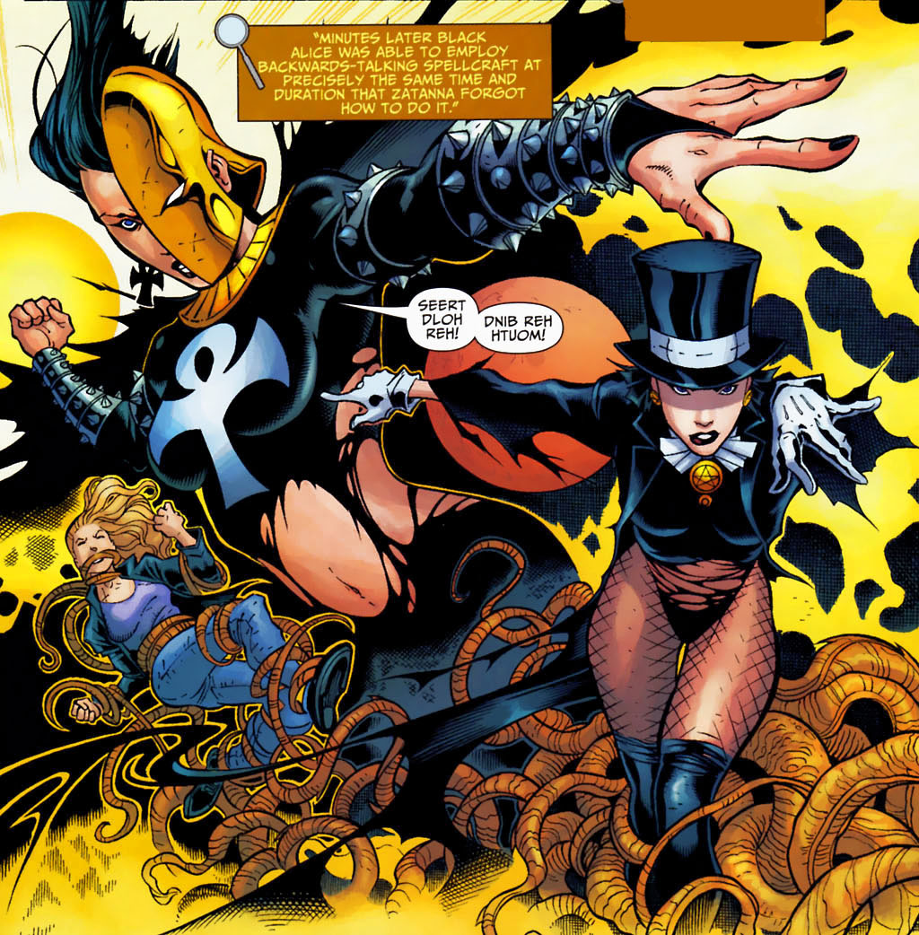 Открытки с Алисой из комиксов Вселенной ДС скачать бесплатно.