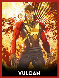 Открытки с Вулканом из комиксов о Людях Икс скачать бесплатно.
