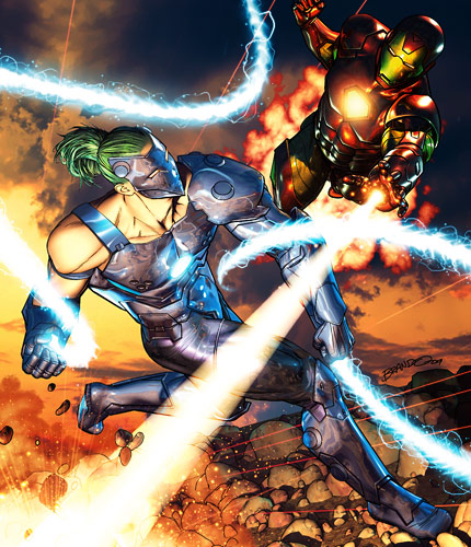 Открытки с Кнутом злодеем из комиксов Вселенной Марвел скачать.