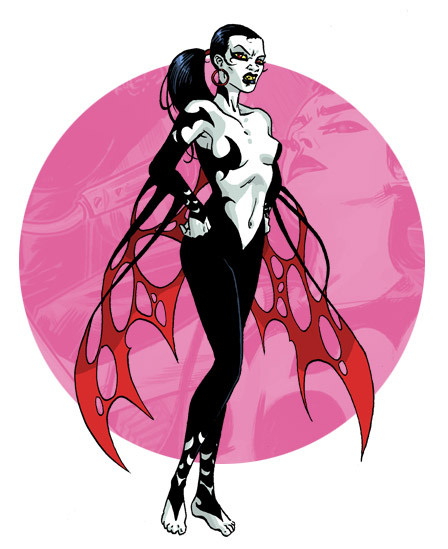 Открытки с Некрой Синклейр из комиксов Вселенной Марвел.    