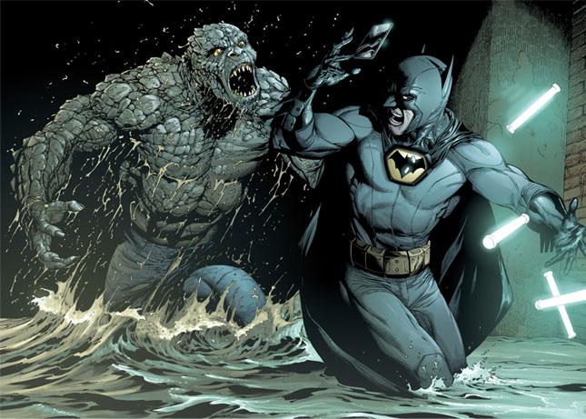 Открытки с Киллером Кроком по комиксам ДС скачать бесплатно.