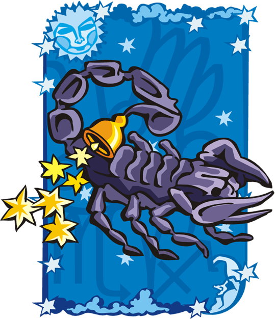 Анимационные Открытки знак зодиака Скорпион. скачать бесплатно.