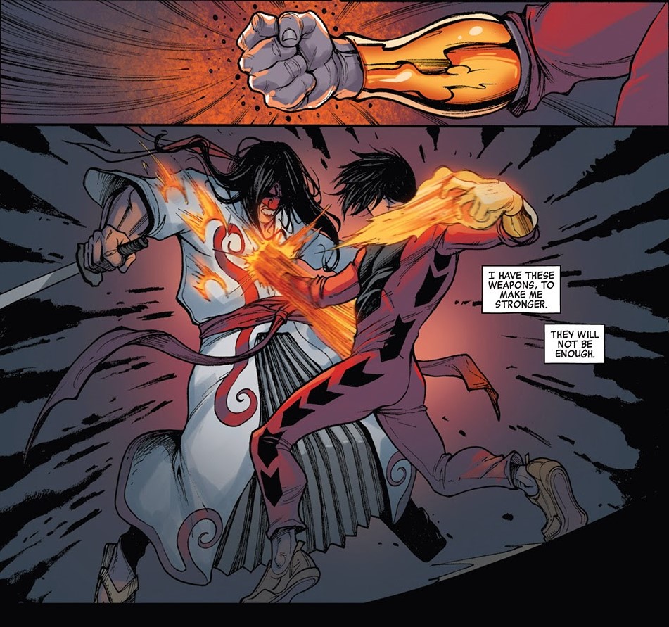 Открытки с Горгоном Томи Шишидо из комиксов Вселенной Марвел.