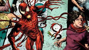 Открытки с Карнажем из комиксов Вселенной Марвел про Спайдермэна.