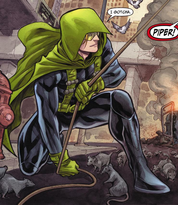 Открытки с Крысоловом с суперзлодеем из серии комиксов от ДС.      