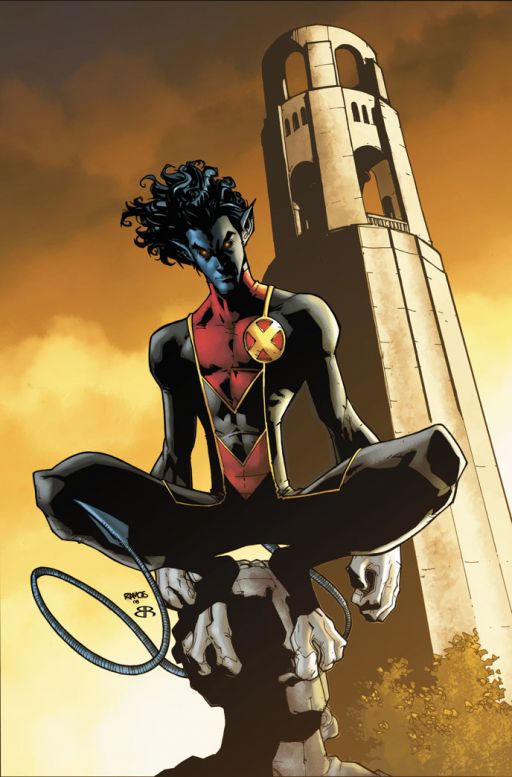 Открытки с Ночным Змеем из Людей Икс. Открытки с Куртом Вагнером.