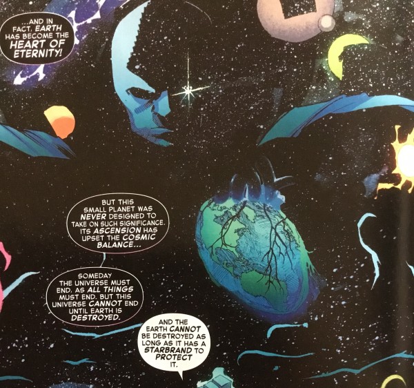 Открытки с Эго Живой Планетой из Вселенной комиксов Марвел. 