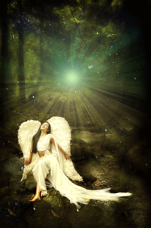 Открытки с ангелами gif. Скачать бесплатно Открытки с ангелами.