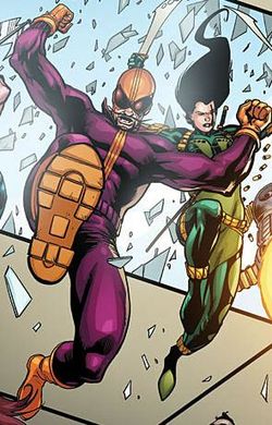 Открытки с Батроком - Прыгуном врагом Капитана Америки из комиксов.