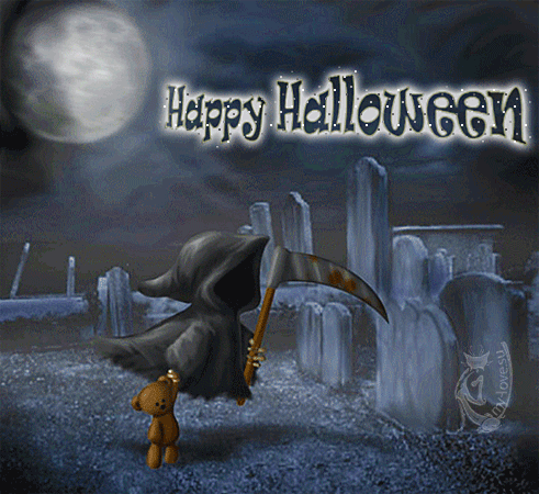 Анимационные Открытки на Хэллоуин скачать бесплатно. Бесплатные Открытки на Х...