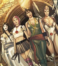 Открытки с Прекрасной Дочерью Тигра из комиксов Вселенной Марвел.