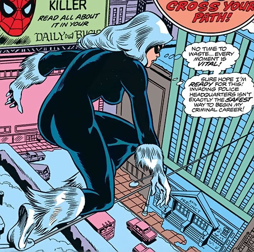 Открытки с Черной Кошкой из Спайдермена по комиксам Марвел. 