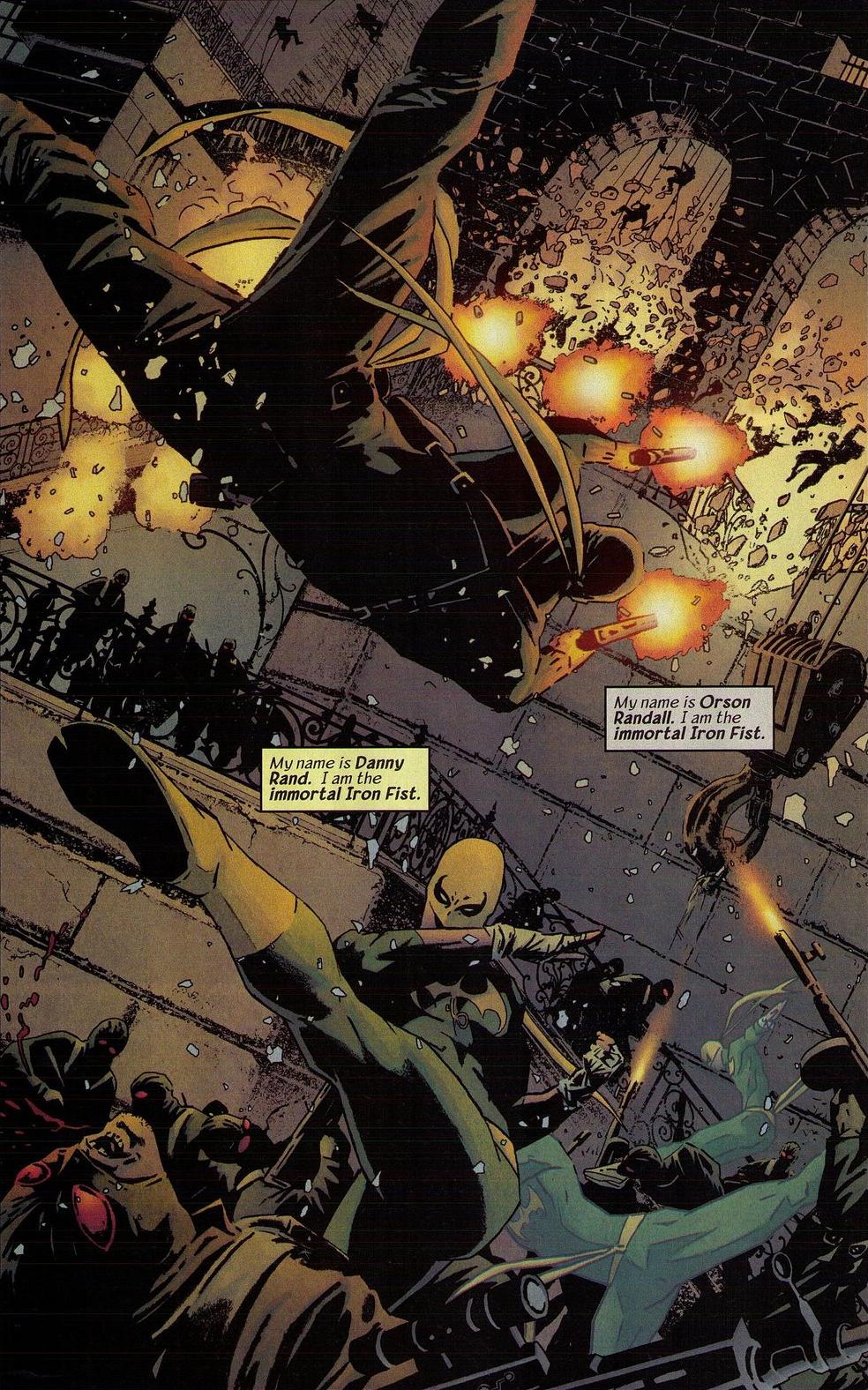 Открытки с Железным Кулаком Орсоном Рэндаллом из комиксов Марвел.