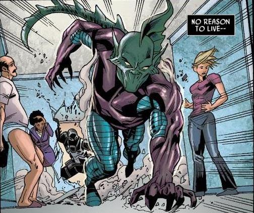 Открытки с Шипохвостом из комиксов Вселенной Марвел скачать.