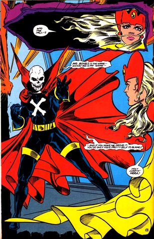 Открытки с Господином Боунсом из комиксов Вселенной ДС скачать.