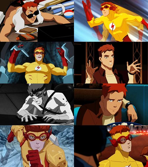 Открытки с Кид Флэшем скачать . Открытки с Кид Флэшем онлайн.