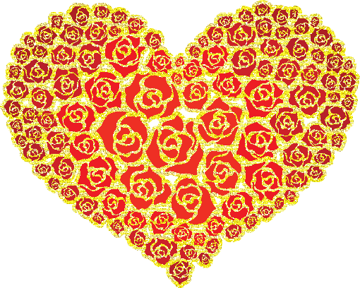 Открытки с сердцем из роз скачать бесплатно. Открытки с сердцем из роз онлайн.