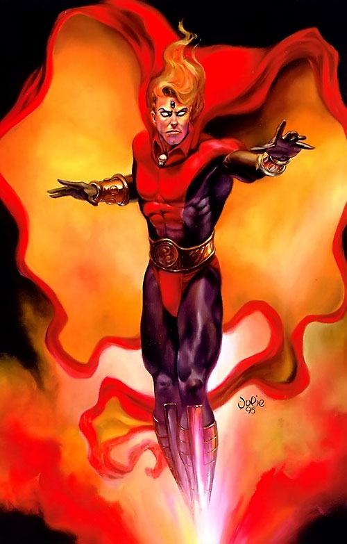 Открытки с Адамом Уорлоком из комиксов Вселенной Марвел скачать.