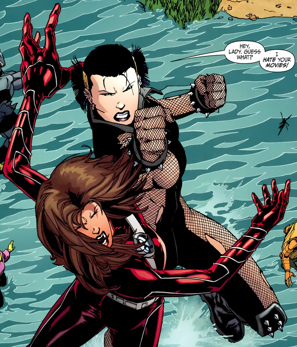 Открытки с Алисой из комиксов Вселенной ДС скачать бесплатно.