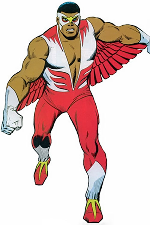 Открытки с Соколом из комиксов про Капитана Америку от Марвел.