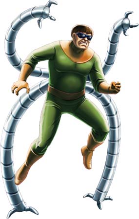 Открытки с Отто Октавиусом скачать бесплатно. Открытки с Доктором Осьминогом.