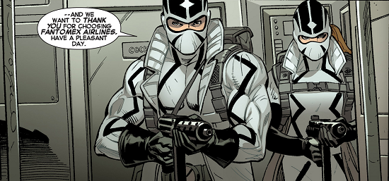 Открытки с Фантомексом супергероем из комиксов Вселенной Марвел.