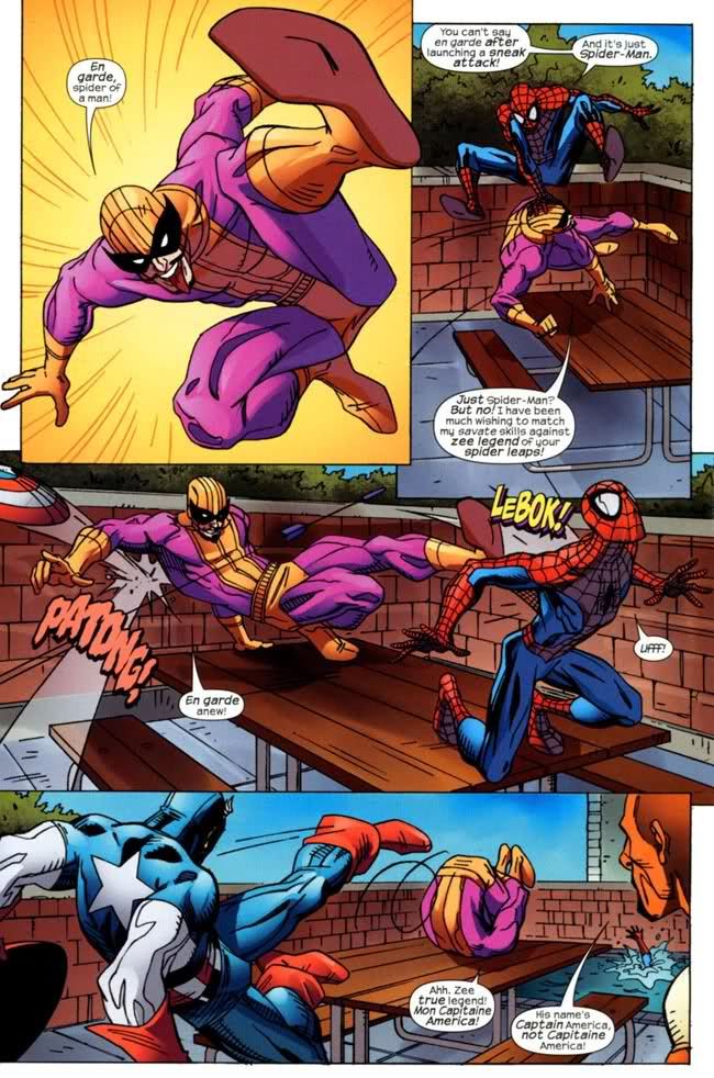 Открытки с Батроком - Прыгуном врагом Капитана Америки из комиксов.