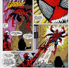 Открытки с Доппельгенгером врагом Спайдермена из комиксов Марвел.