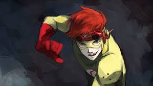 Открытки с Кид Флэшем скачать . Открытки с Кид Флэшем онлайн.