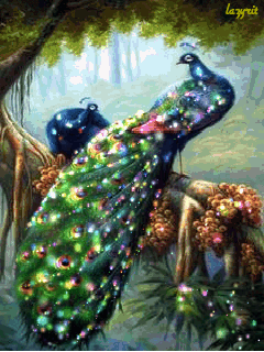 Открытки с павлинами скачать бесплатно. Открытки с павлинами gif.