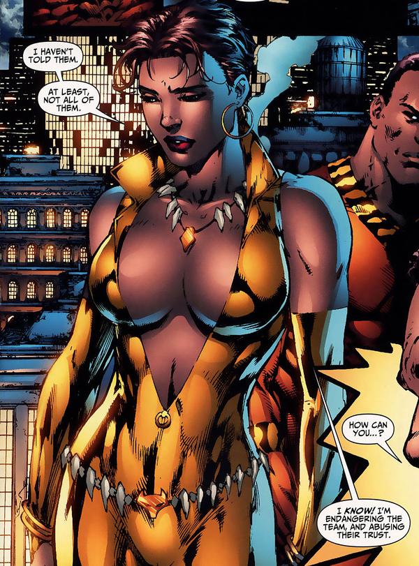 Открытки с Лисицей из комиксов Вселенной ДС скачать бесплатно.