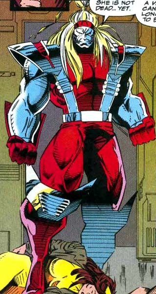 Открытки с Красным Омегой врагом Росомахи из комиксов Марвел.