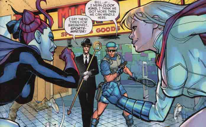 Открытки со Спортмастером из Вселенной ДС скачать бесплатно.