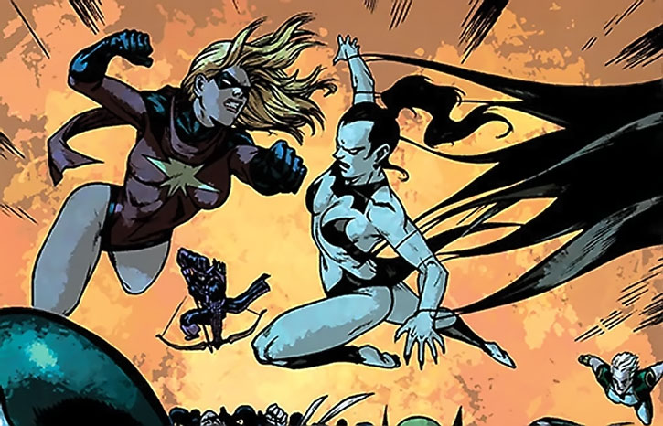 Открытки с Некрой Синклейр из комиксов Вселенной Марвел.    