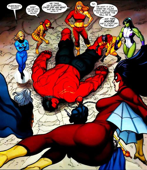 Открытки с Тундрой персонажем комиксов из Вселенной Марвел. 