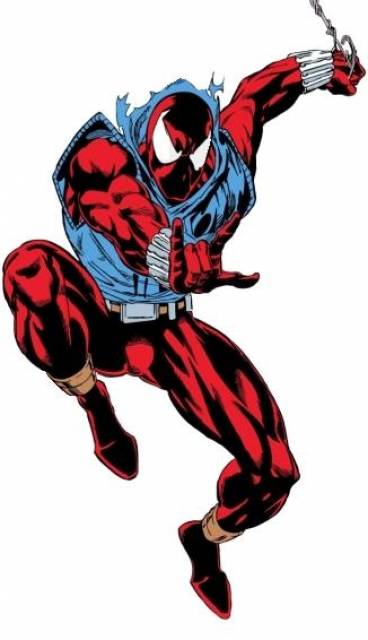 Открытки с Алым Пауком из комиксов про Человека Паука от Марвел.