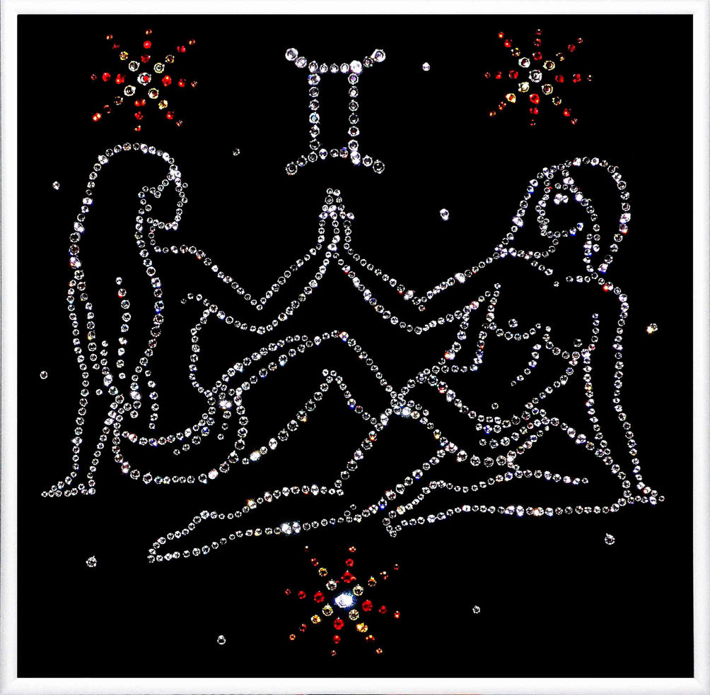 Открытки знак зодиака Близнецы gif. Скачать бесплатно открытки со знаком зоди...