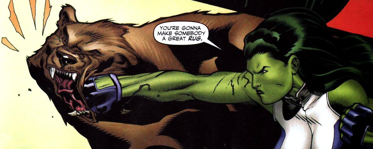 Открытки с Большой Медведицей из комиксов Вселенной Марвел. 