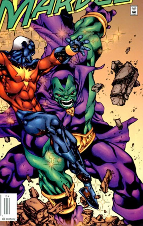 Открытки с Драксом Разрушителем врагом Тора из комиксов Марвел.