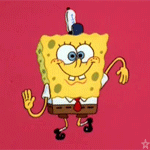 Открытки с Губкой Бобом прикольные. Открытки с Губкой Бобом скачать.